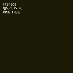 #1B1B05 - Pine Tree Color Image